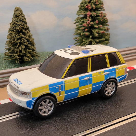 Scalextric 1:32 Car - C2808 Police Range Rover FLASHING LIGHTS & SIREN DPR #Q