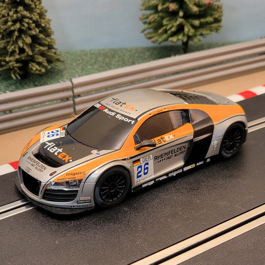 Scalextric 1:32 Car - Audi R8 GT3 FlatEX #26 #Z