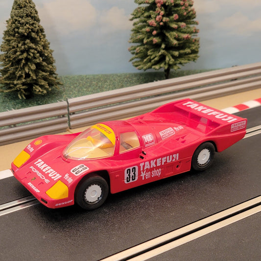 Scalextric 1:32 Car - C188 Red Porsche Le Mans Takefuji #33 #A