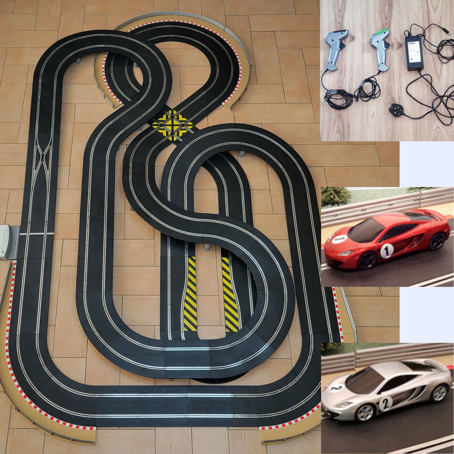 Scalextric Sport 1:32 Track Set - Huge Layout DIGITAL AS5 & McLaren Cars