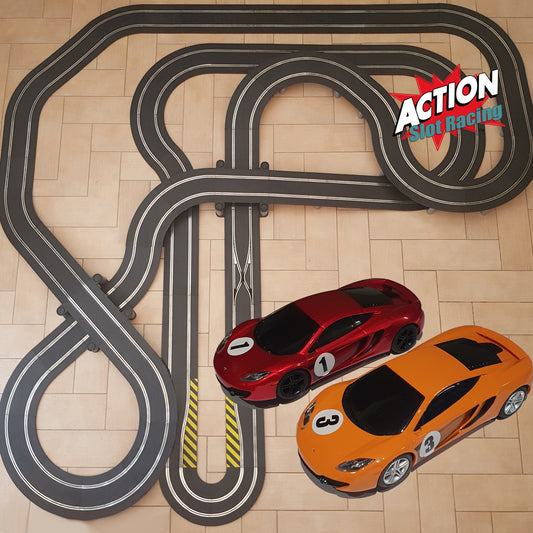 Scalextric Sport 1:32 Track Set - Huge Layout & Mclaren Cars DIGITAL AS8 #RY