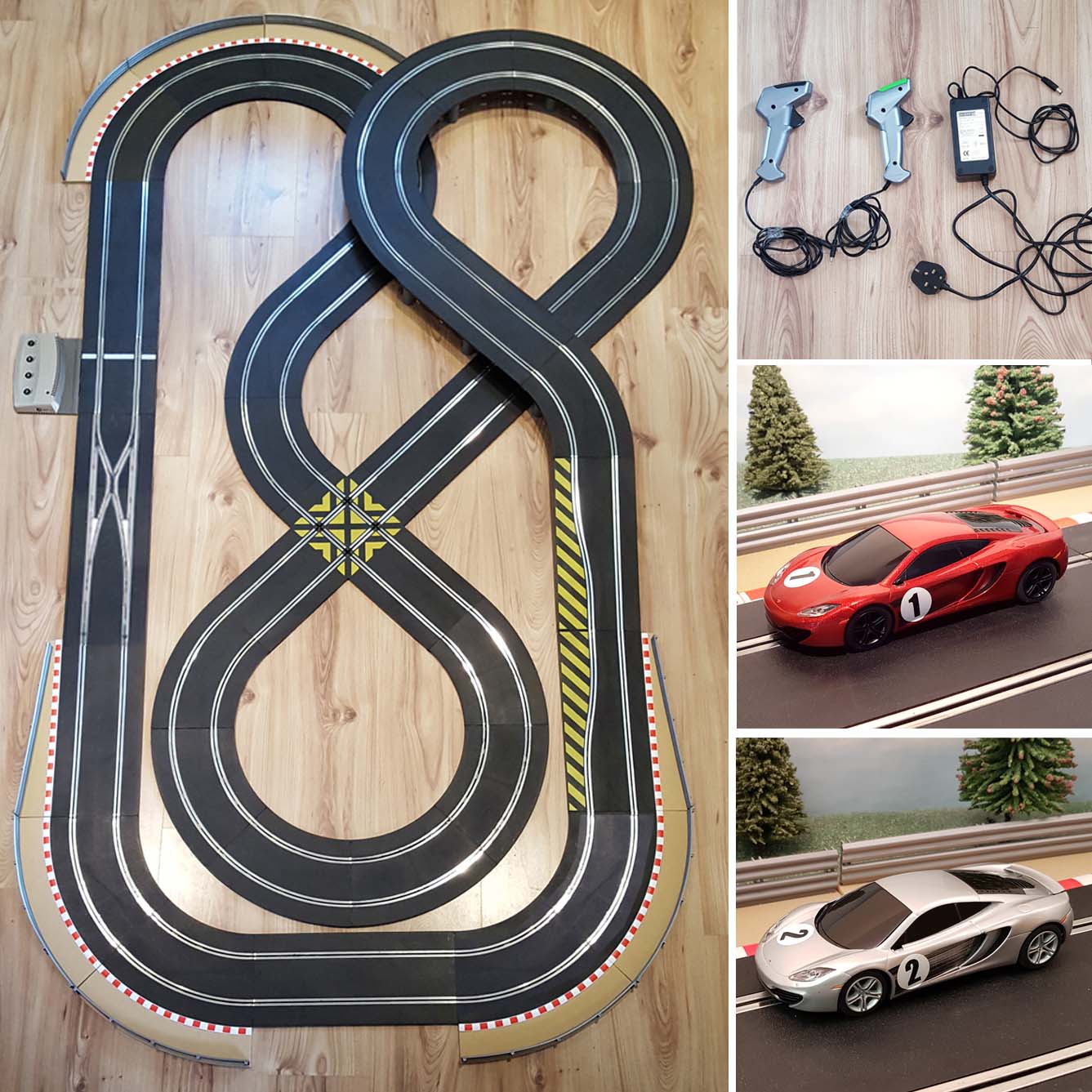 Scalextric Sport 1:32 Figure-Of-Eight Layout Set With McLaren Cars DIGITAL