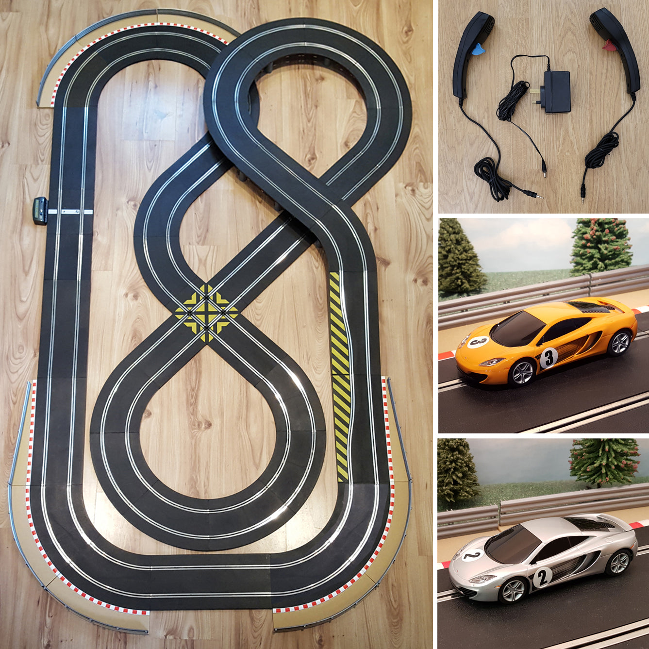 Scalextric Sport 1:32 Figure-Of-Eight Layout Set With McLaren Cars