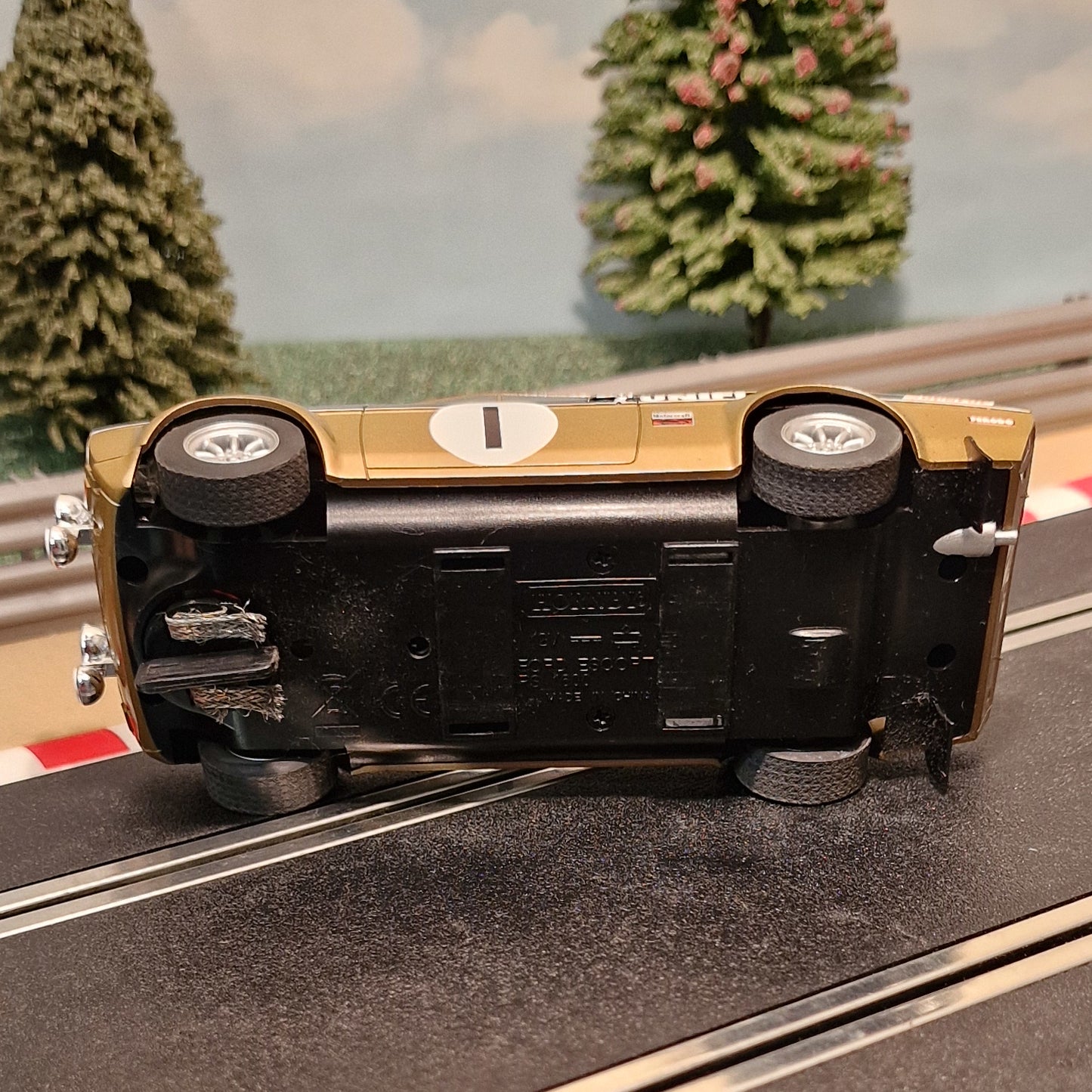 Scalextric 1:32 Car - C2920 Ford Escort Mk 1 RS 1600 Roger Clark #1 *LIGHTS*