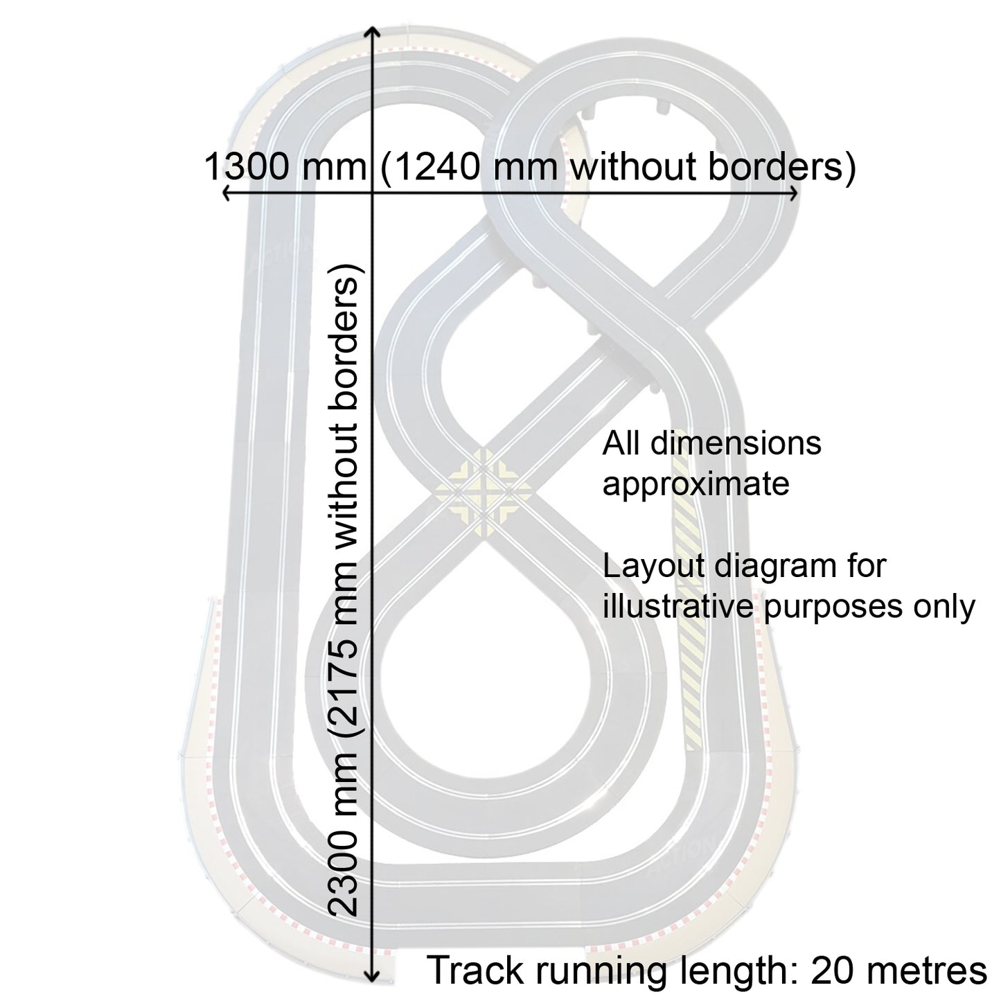 Scalextric Sport 1:32 Set - Figure-Of-Eight Layout + Le Mans Ginetta Cars