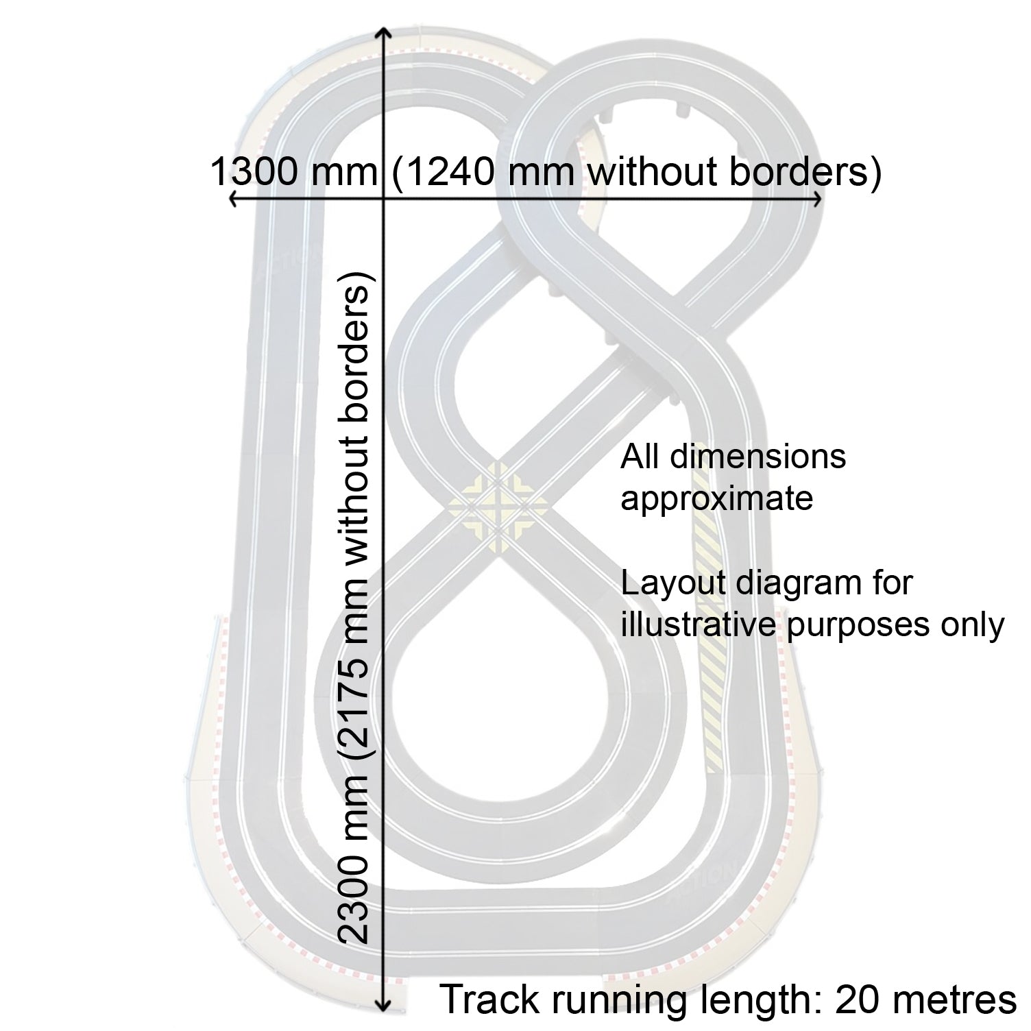 Scalextric Sport 1:32 Set - Figure-Of-Eight Layout + Le Mans Ginetta Cars