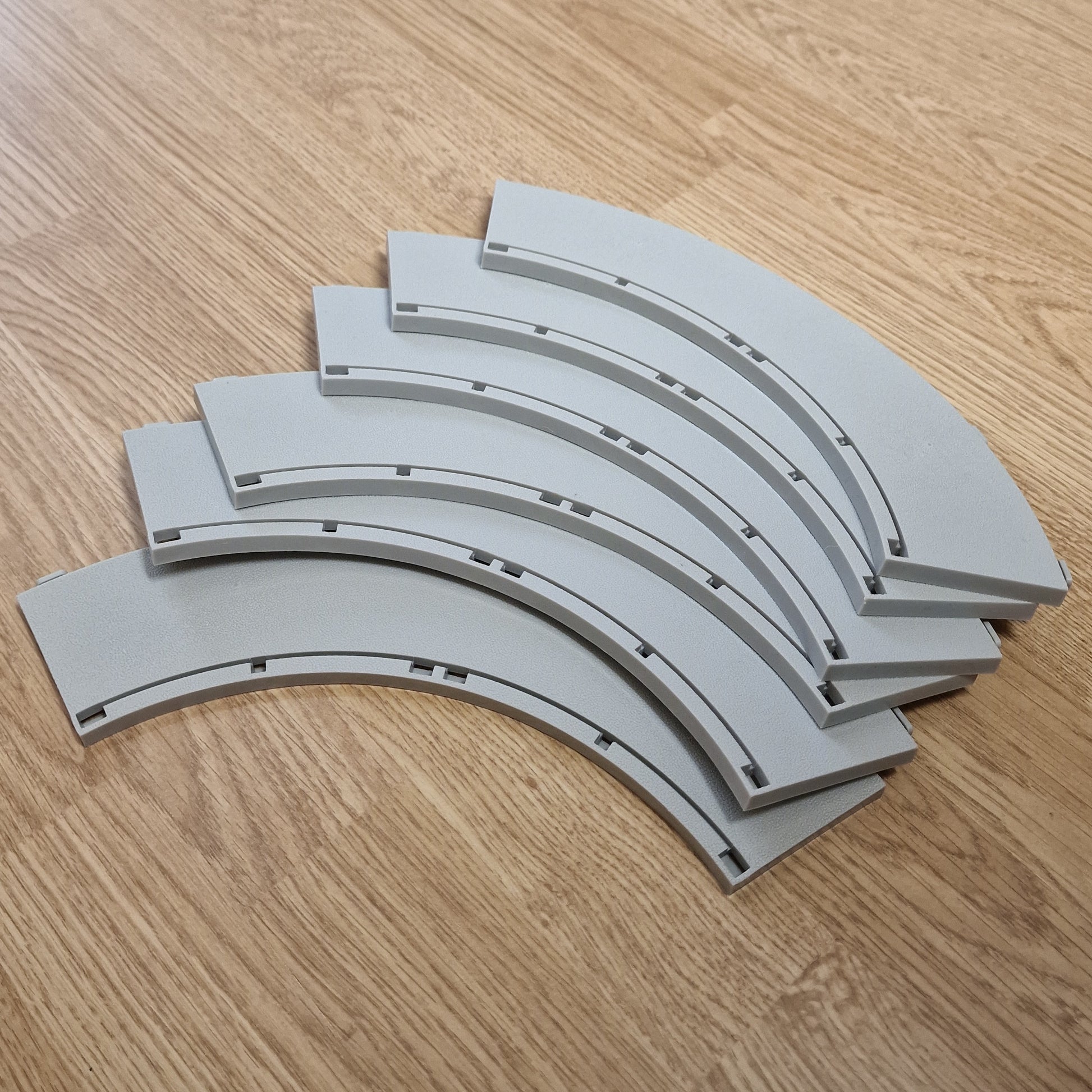 Scalextric Sport 1:32 Rad2 Inner Grey Borders x 6 (Equivalent C8225 BC)