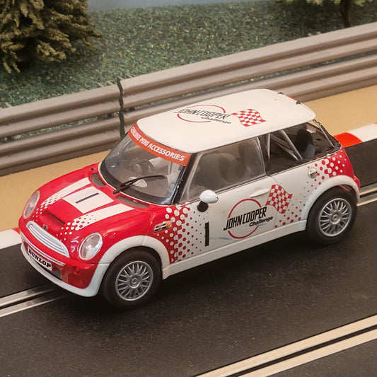 Scalextric 1:32 Car - BMW Mini "John Cooper Challenge" #1 #J