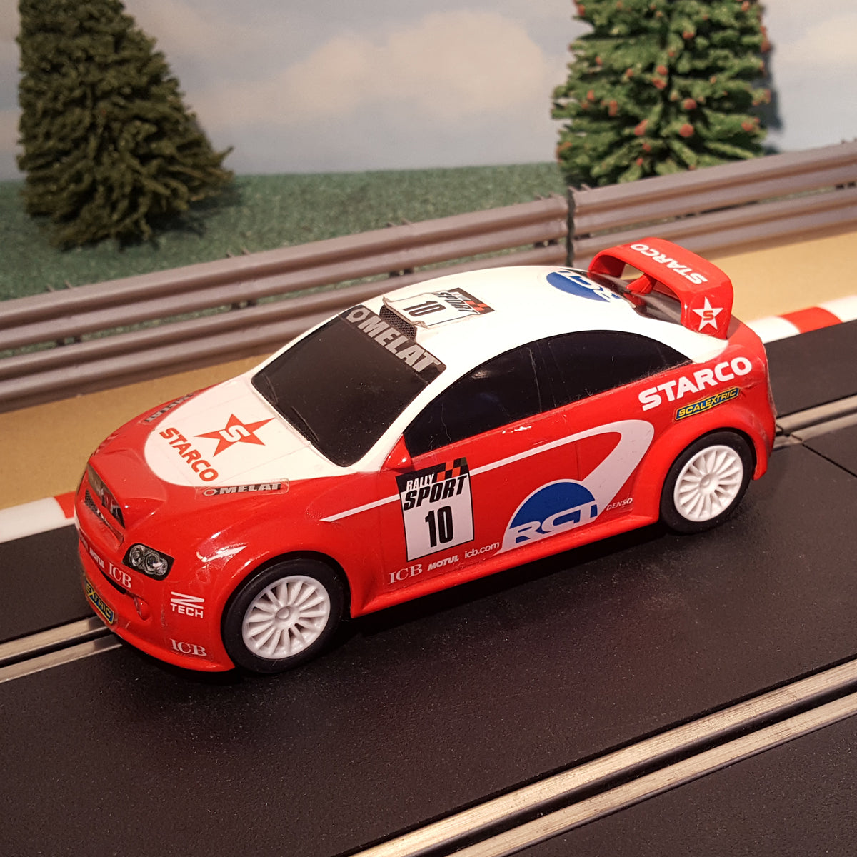 Scalextric 1:32 Start Car - Red Rally Griptrack WRC #ST – Action Slot ...