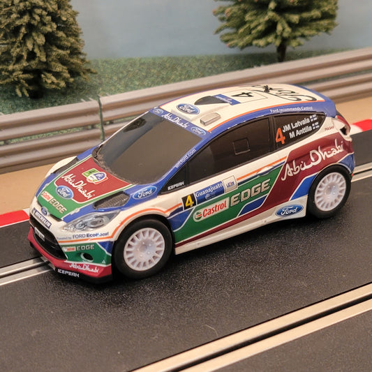 Scalextric 1:32 Car - C3347 WRC Ford Fiesta 'Abu Dhabi' Latvala #4 #B