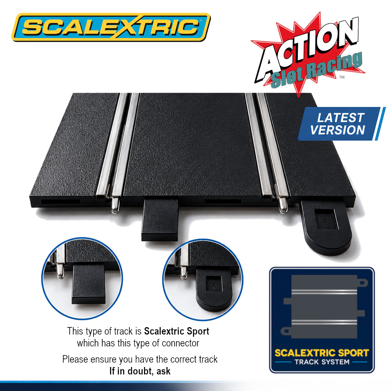 Scalextric Sport 1:32 Track - C8205 Straights, Bridge & Supports