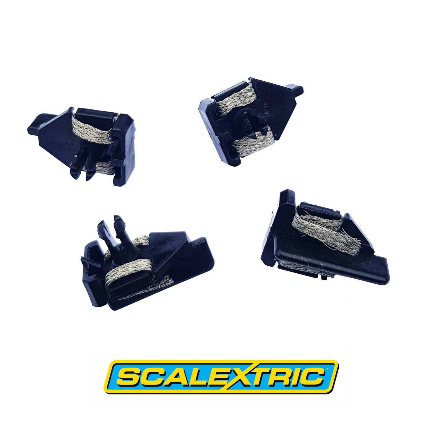 Scalextric W5683 - Short Stem BLACK Guides with Braids x 4
