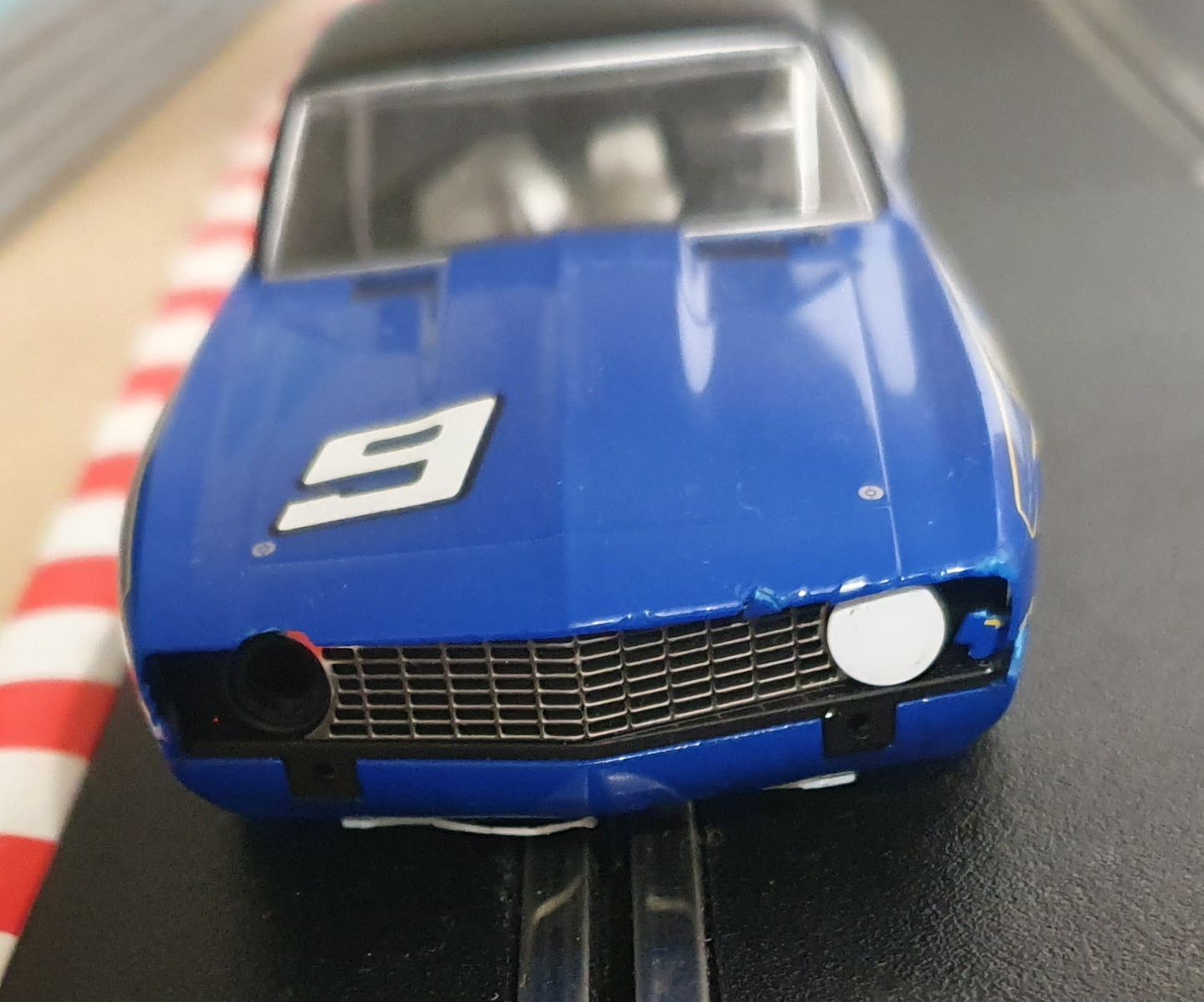 Coche Scalextric 1:32 - C2400 Azul Chevrolet Camaro 1969 #9