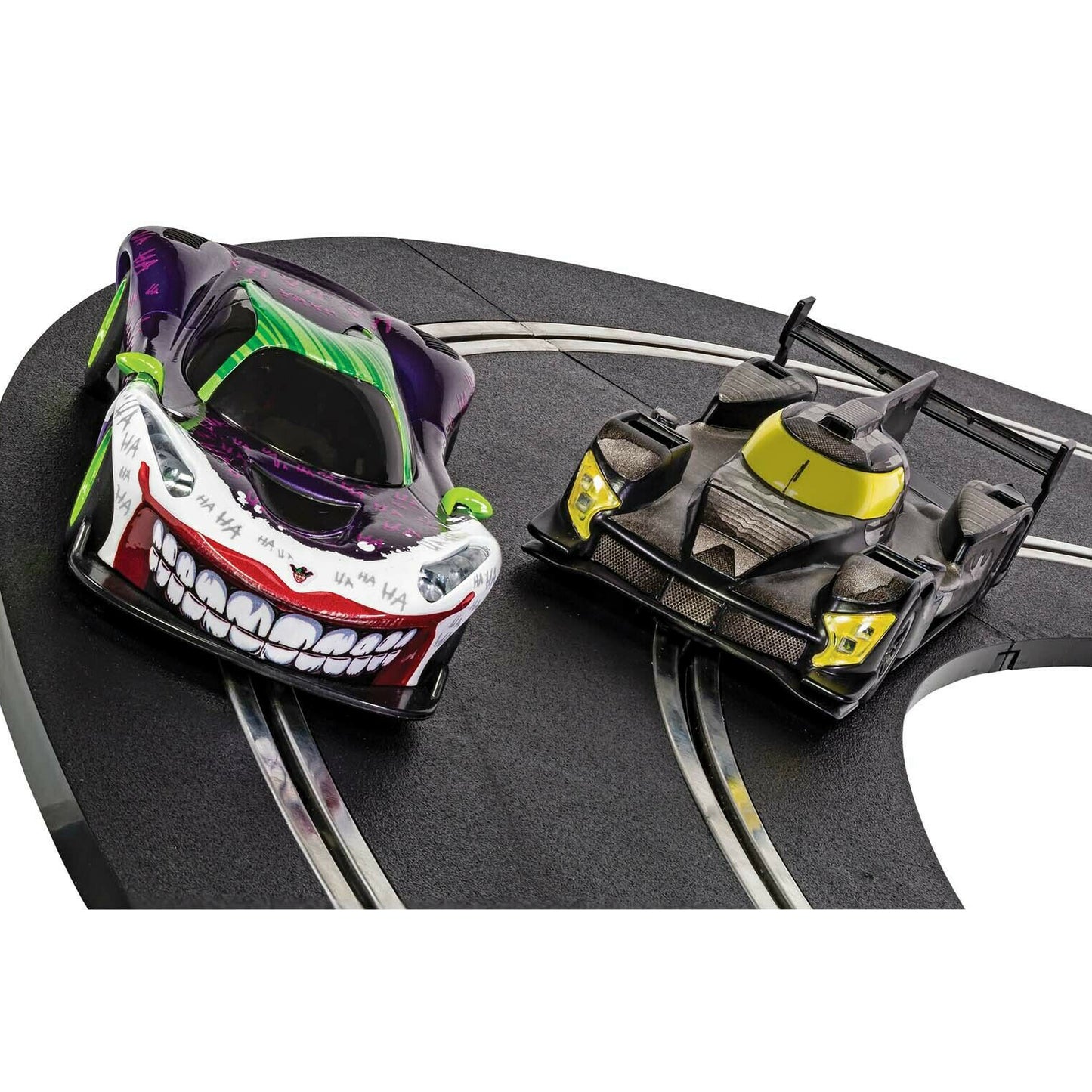 Scalextric Sport 1:32 Set de diseño en forma de figura de ocho + Batman y Joker Cars DIGITAL 