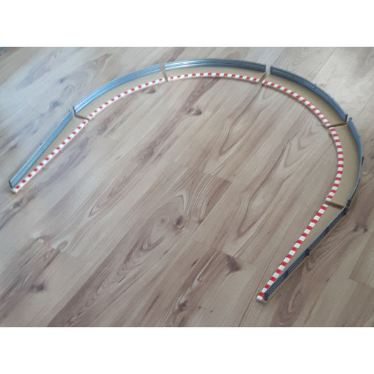 Scalextric Classic 1:32 Borders Barriers L7989 L7990 4 Standard Curves 2 Lead In - Action Slot Racing