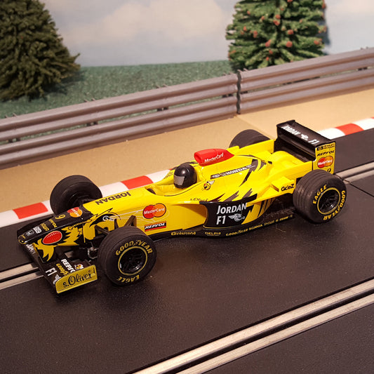Scalextric 1:32 Car - C2126 F1 Formula One - Yellow Jordan Mugen Honda 198 #9