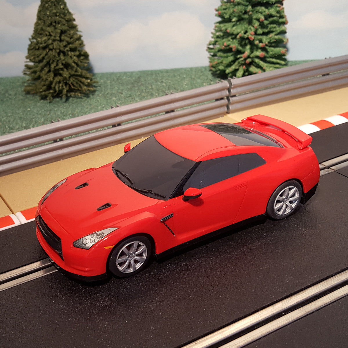 Scalextric 1:32 Drift Car - Red Nissan GT-R
