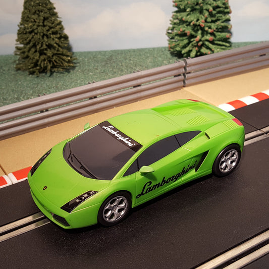 Scalextric 1:32 Drift Car - Green Lamborghini Gallardo