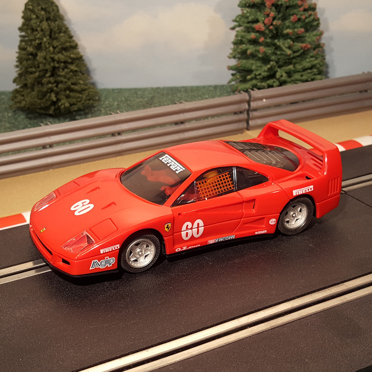 Scalextric 1:32 Car - C291 Red Ferrari F40 #60 #ML