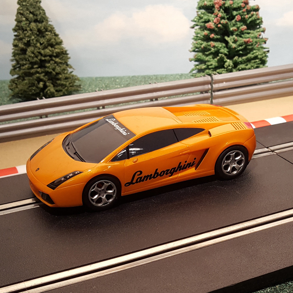 Scalextric 1:32 Car - Orange Lamborghini Gallardo (with 'Lamborghini' logo) #M