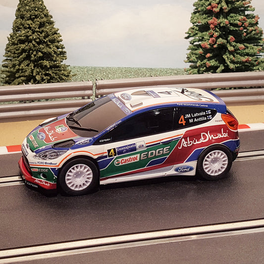 Scalextric 1:32 Car - WRC Ford Fiesta 'Abu Dhabi' Latvala #4 #A