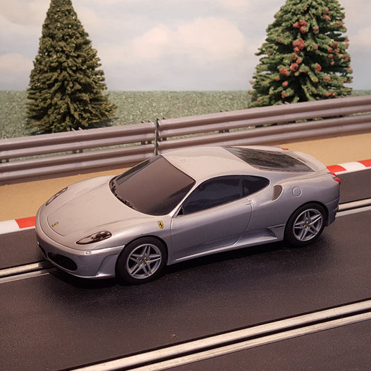 Scalextric 1:32 Car - C2874 Grey / Silver Ferrari F430 #M