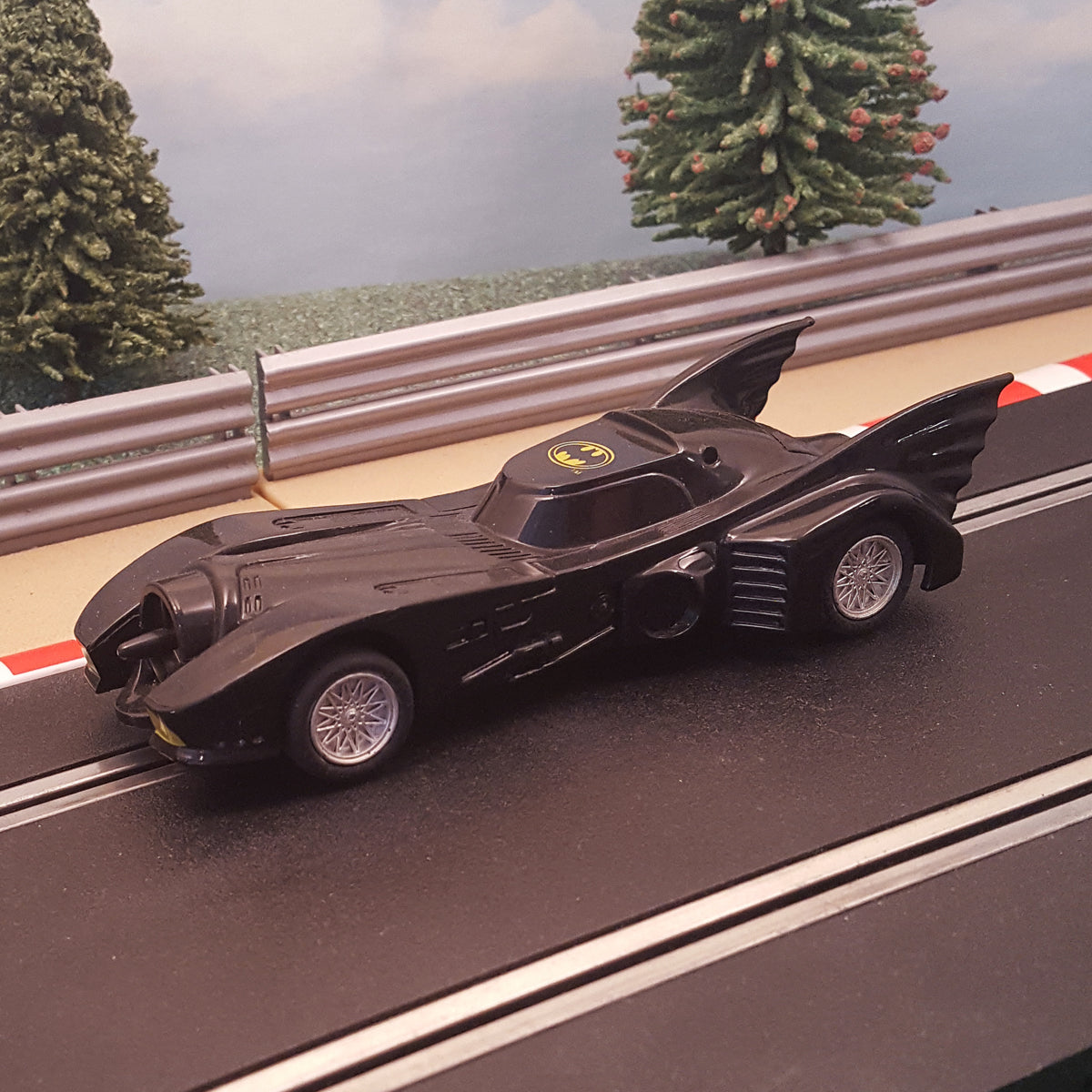 Scalextric Car Suitable For 1:32 Track - C465 1991 Vintage Batman Batmobile