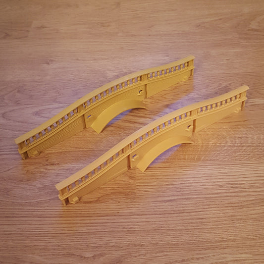 Scalextric Classic Track - Hump back bridge C248 - Sand Coloured #E