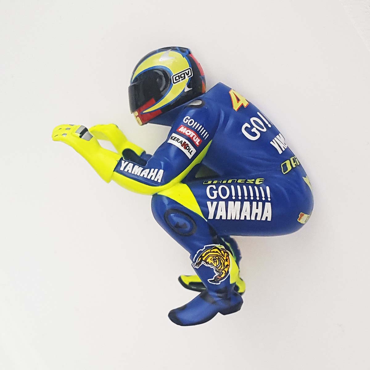 Scalextric Motorbike MotoGP Figure - Blue Valentino Rossi Yamaha For C6020