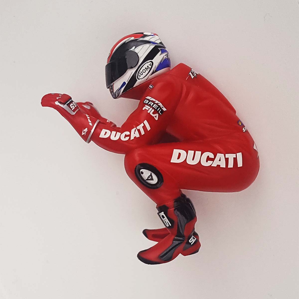 Scalextric Motorbike MotoGP Figure - Red Ducati GP "Capirossi" For C6008