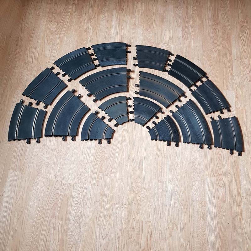 Scalextric 1:32 Classic Track 6 Lane Hairpin Curve PT51 PT52 PT53 C152 C153 #A