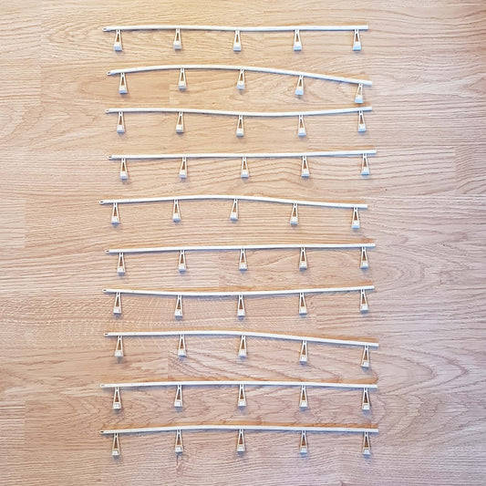 Scalextric Vintage Tri-ang White Barriers Ascot Newmarket Horse Racing A246 x 10