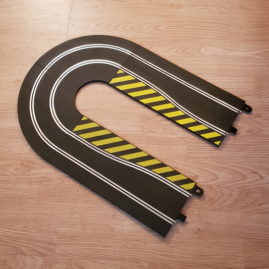 Paquete de extensión de pista Scalextric Sport 1:32 - C8201 Rad 1 Hairpin y C8246 Chicane