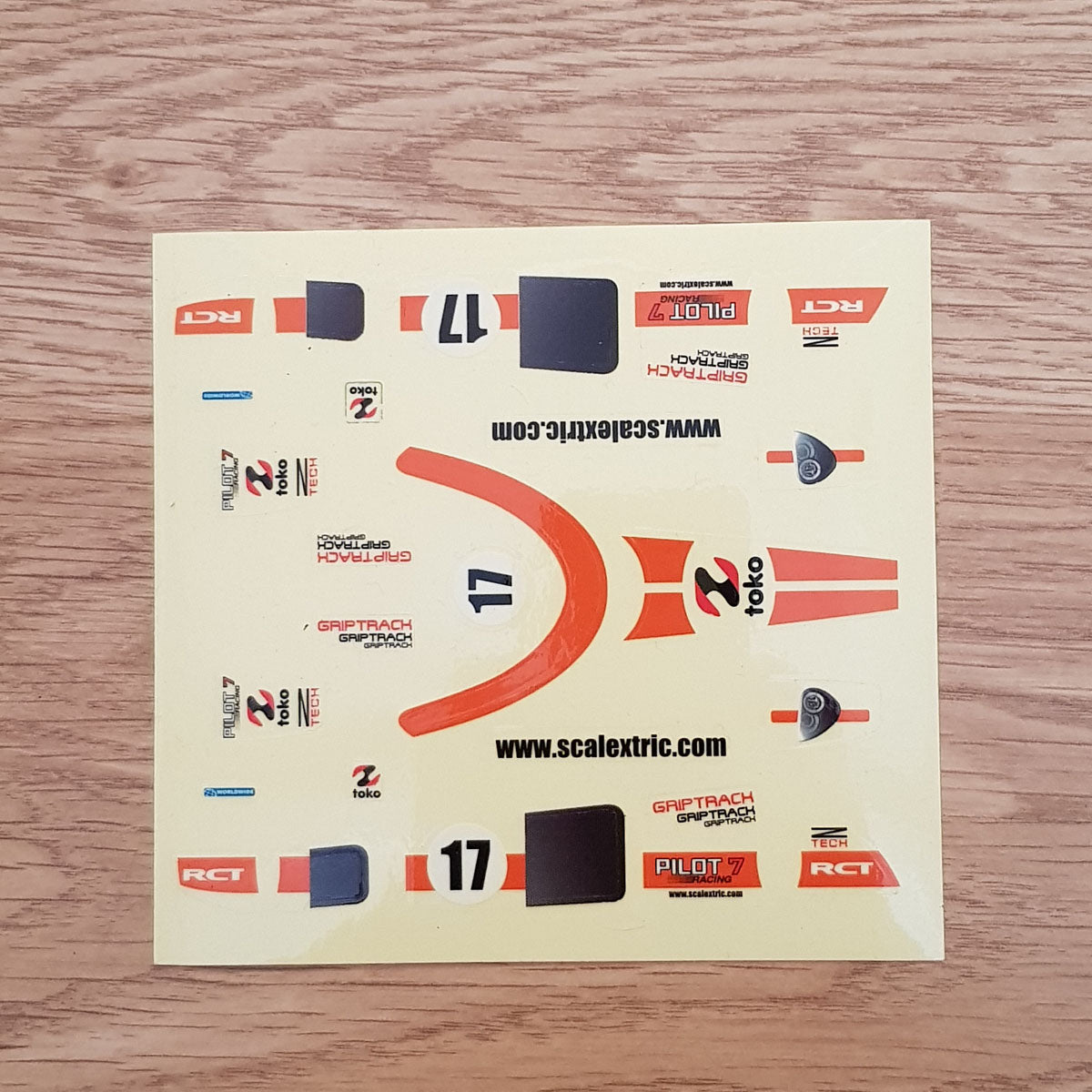 Scalextric 1:32 Start / Sport Car Stickers Decals Transfers #17