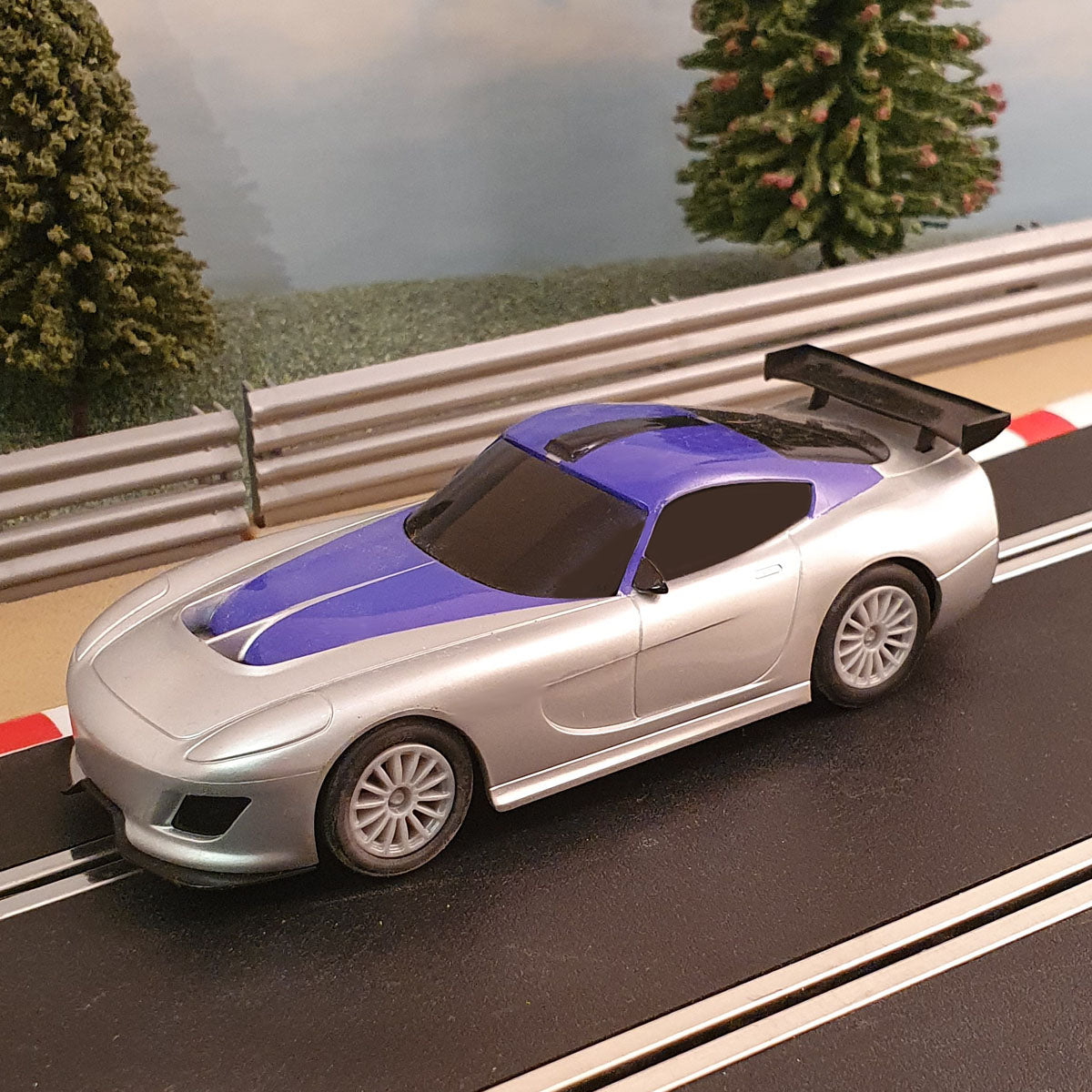 Scalextric 1:32 Car - Purple & Silver GT Lightning #E