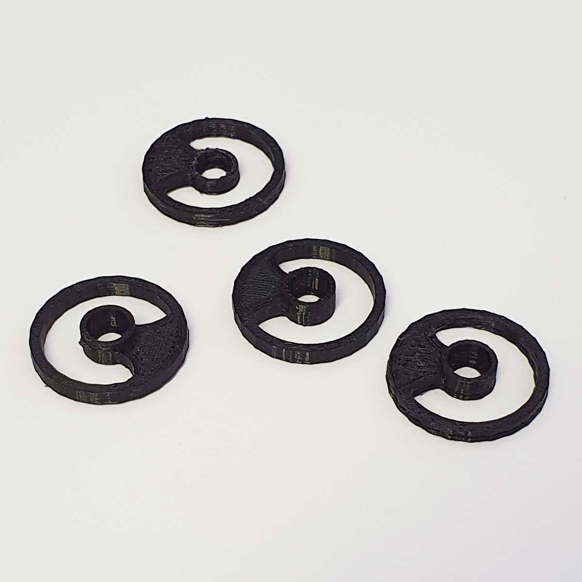 Scalextric - 4 x Repair Rings - Easy Fix Broken Car Guide Fin - Lasting Repair