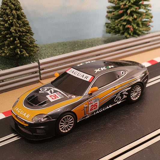 Scalextric C3081 Jaguar XKR GT3 #25 Orange & Black #WS