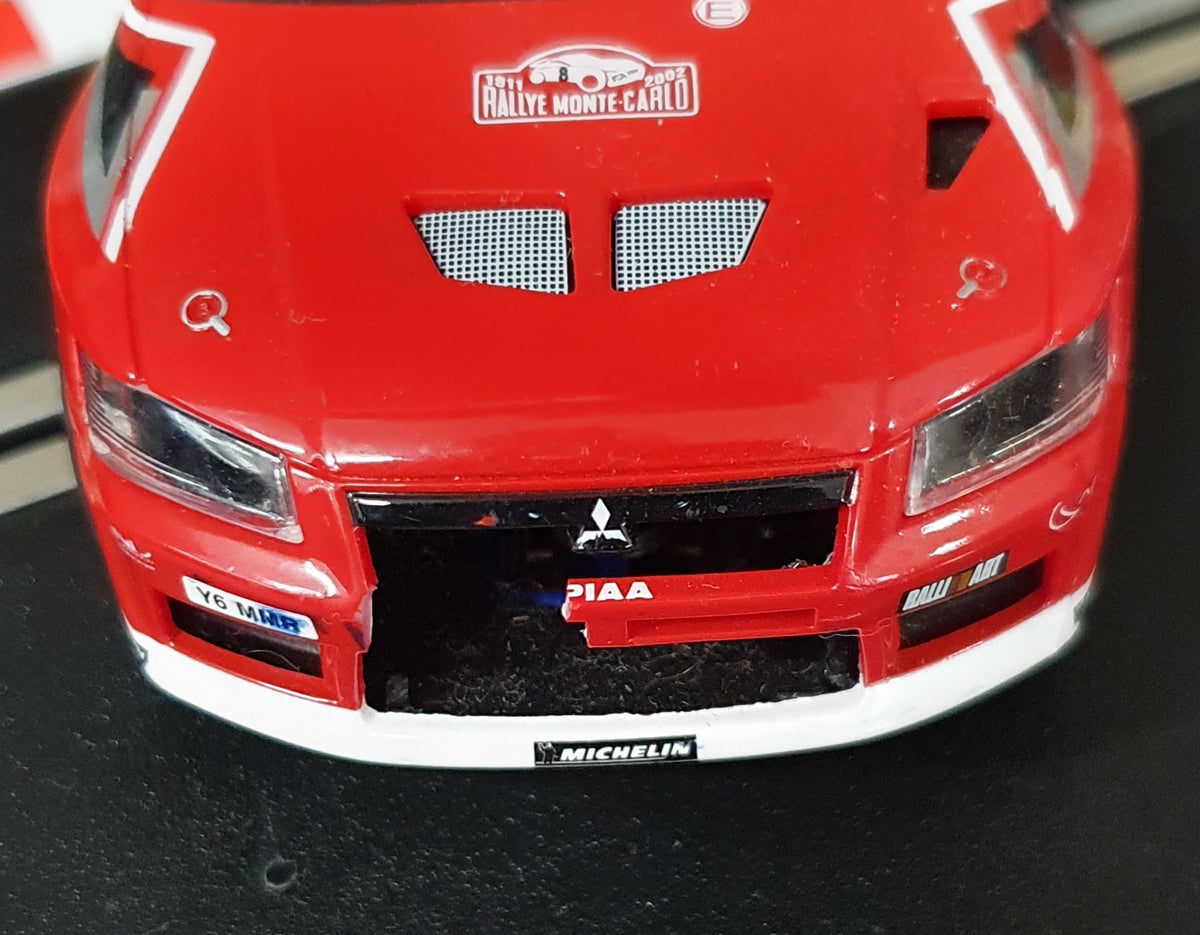 Scalextric 1:32 Car - C2364A Red Mitsubishi Lancer Evo VII WRC #8 *Lights* #GWS