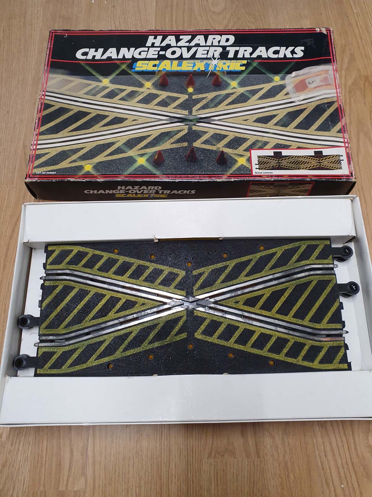 Pista clásica Scalextric 1:32 - Pistas de cambio de peligro C224