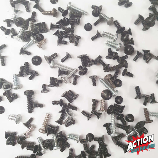 Scalextric Car Chassis Body Screws x 20 - Random Selection