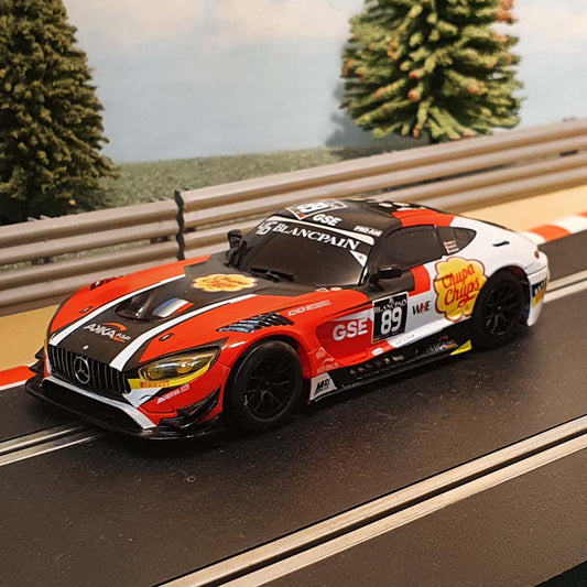 Coche Scalextric 1:32 - Mercedes AMG GT3 Chupa Chups *LUCES* #89 #S