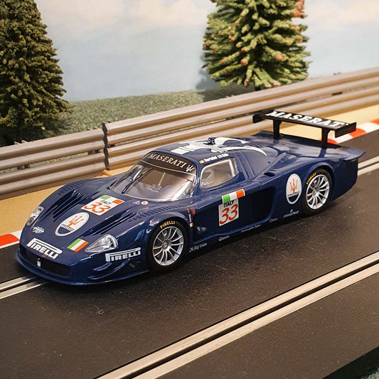 Scalextric 1:32 Digital Car - C2630D Blue Maserati MC12 #33 *LIGHTS* #M