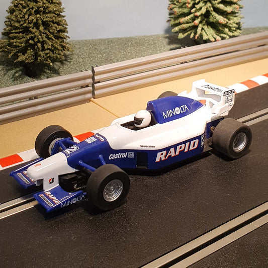 Scalextric 1:32 Car - C2441 White & Blue F1 Rapid Fit Formula One #2