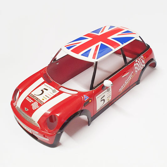 Scalextric 1:32 BMW Mini Cooper Red Shell - Union Jack Flag #W