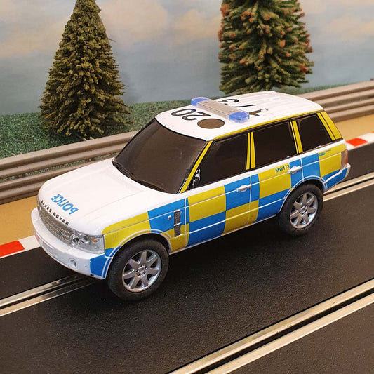 Scalextric C2833 Police Range Rover FLASHING LIGHTS & SIREN - DRIFT #Q