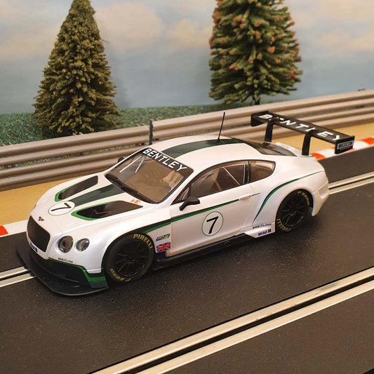 Scalextric 1:32 Car - C3514 Bentley Continental GT3 *LIGHTS* #7 #E