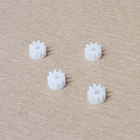 Scalextric Genuine W8100 L7805 White 9T 9 Tooth Pinion Gears