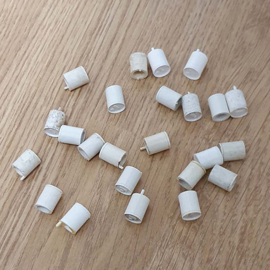 Scalextric 1:32 White Oil Drum A204 Obstacles x 24 - No Pins