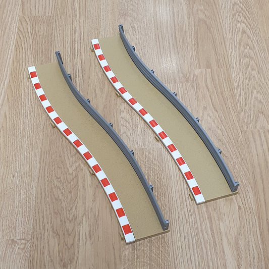 Pista Scalextric 1:32 - Borde y Barrera para Pit Lane 'BT' ML00152 ML00157 x 2