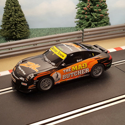 Coche Scalextric 1:32 - C3132 Porsche 997 El Carnicero Loco #1 #S 